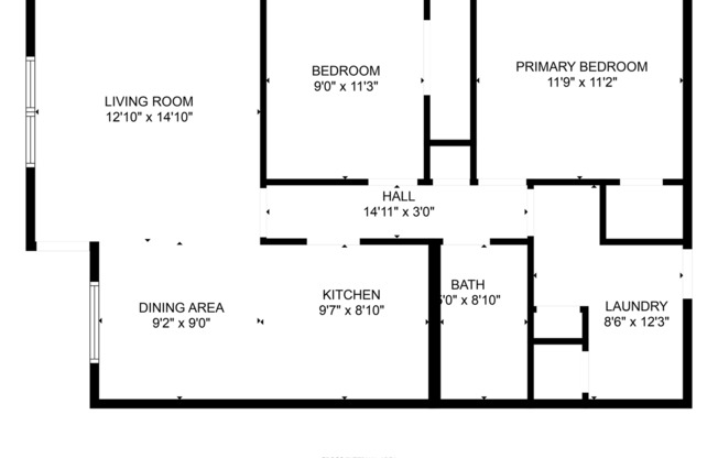 2 beds, 1 bath, 965 sqft, $1,650, Unit #2429