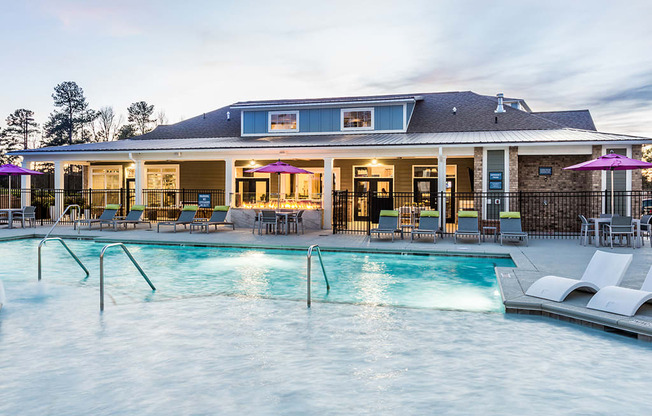 the swimming pool at the resort at governors crossing