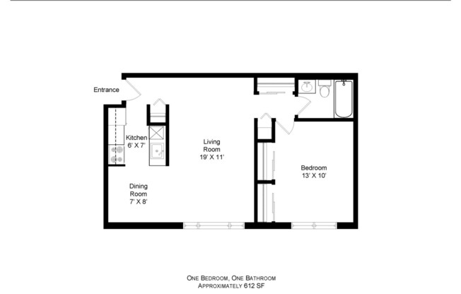 1 bed, 1 bath, 650 sqft, $1,595, Unit 310