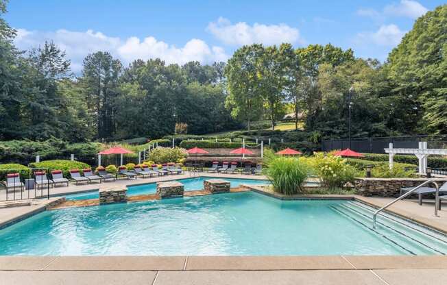 swimming pool The Berkshires at Vinings apartments