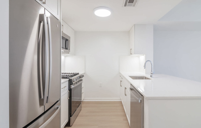 Kitchen with Stainless Steel Appliances