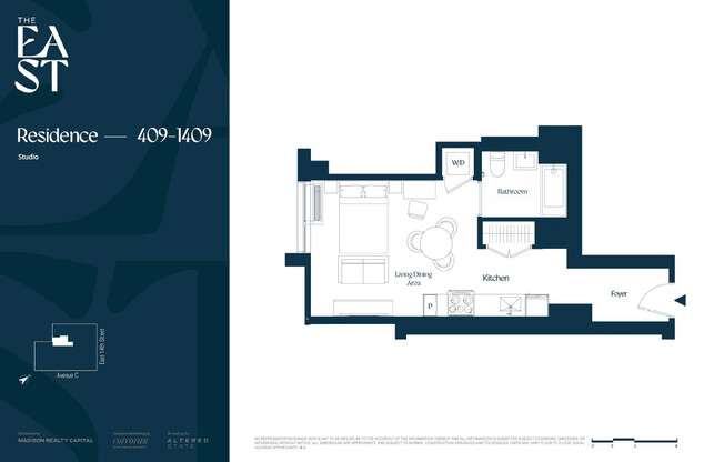 Studio, 1 bath, $3,875, Unit 409