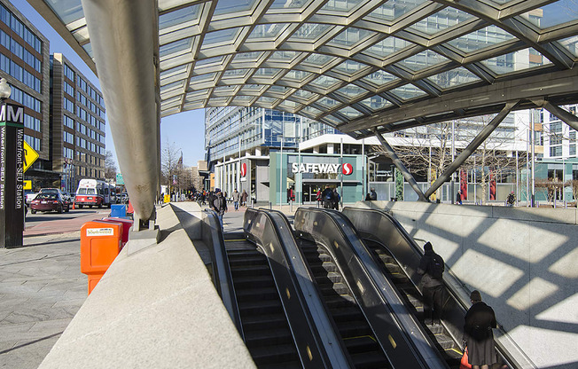 The SW Waterfront metro station at The Wharf