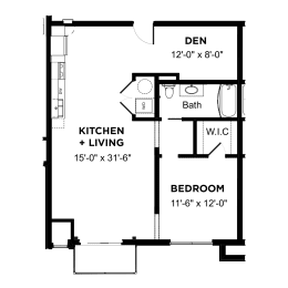 1 bed, 1 bath, 850 sqft, $2,142