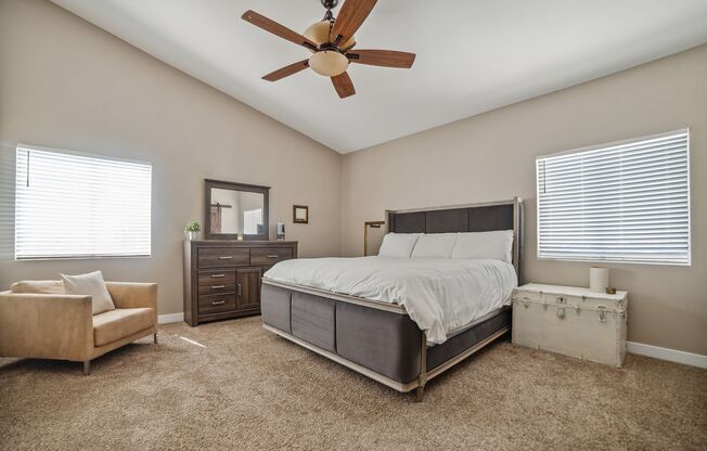4 bedroom remodeled home with oversized lot and covered patio!