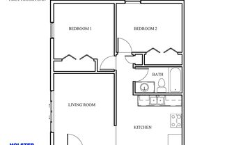 2 beds, 1 bath, 600 sqft, $795, Unit Apt 1