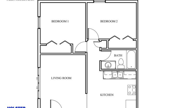 2 beds, 1 bath, 600 sqft, $795, Unit Apt 1