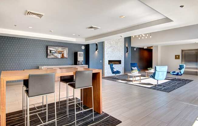 Lobby at Harrington Square, Renton, WA, 98056