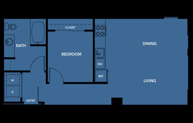 1 bed, 1 bath, 727 sqft, $1,650, Unit 201-MFTE