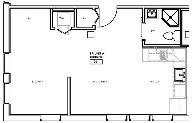 1 bed, 1 bath, 470 sqft, $1,750