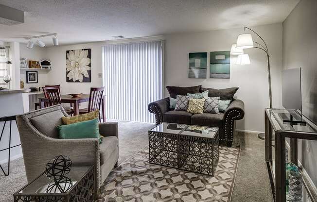 Living Room with Sliding Glass Door to Patio or Balcony at Ashmore Trace