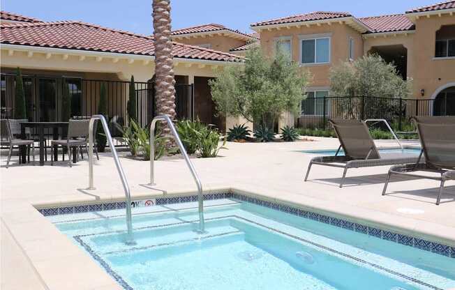 Amelia pool and lounge chairs