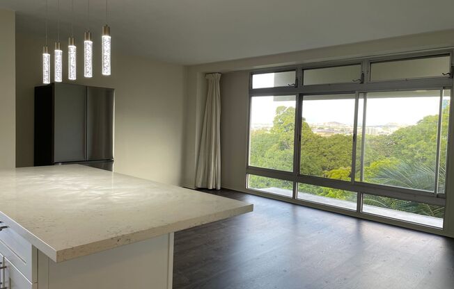 Beautifully and Completely Renovated End Unit w/Treetop, Downtown Views.