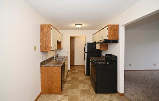 Kitchen at Covington Place Apartments, Minnesota, 56301