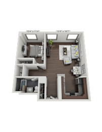 1 bed, 1 bath, 758 sqft, $1,895