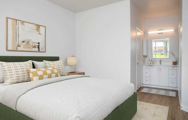 Bedroom with Hard Surface Flooring