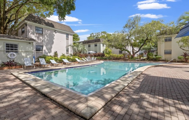 Private Swimming Pool at The Flats at Seminole Heights, Tampa, 33603