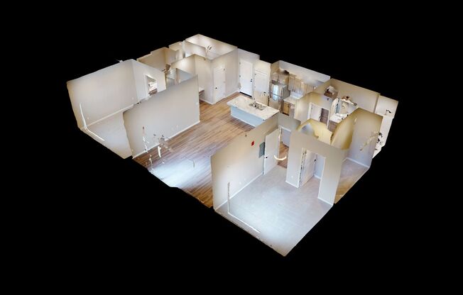 2 beds, 2 baths, 1,214 sqft, $1,545, Unit 1629-315