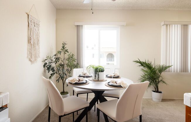$600.00 off of first month's rent. Downstairs corner unit in quiet garden community