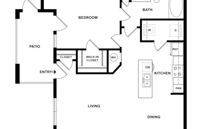 1 bed, 1 bath, 850 sqft, $1,425