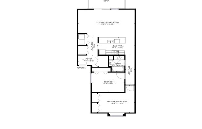 2 beds, 1 bath, 1,049 sqft, $1,049, Unit 7025 W 56th Street #1