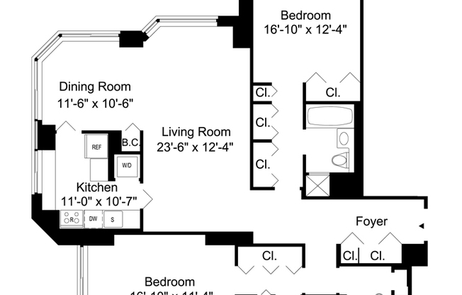 2 beds, 2.5 baths, $8,295, Unit ID 1460