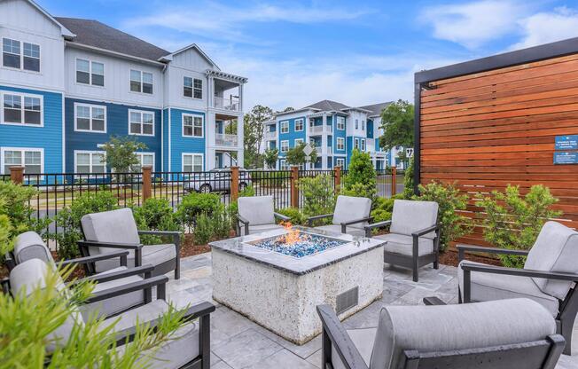 ENTERTAIN AROUND THE GAS FIRE PIT