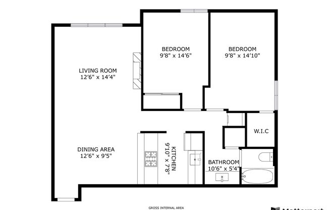 2 beds, 1 bath, 894 sqft, $1,699, Unit 19