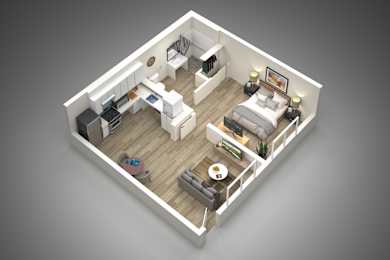 1 bed, 1 bath, 680 sqft, $1,195