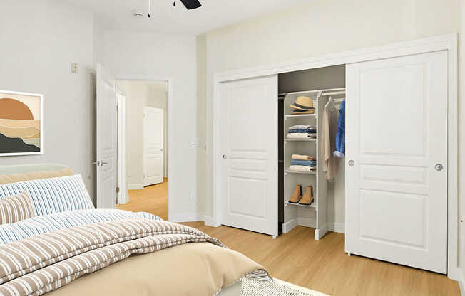 Bedroom with Hard Surface Flooring