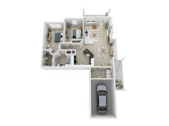 2 beds, 1 bath, 1,093 sqft, $2,600