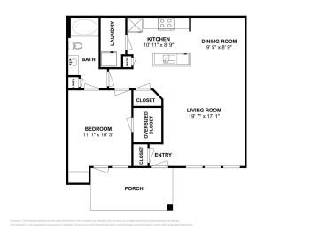 1 bed, 1 bath, 877 sqft, $1,404