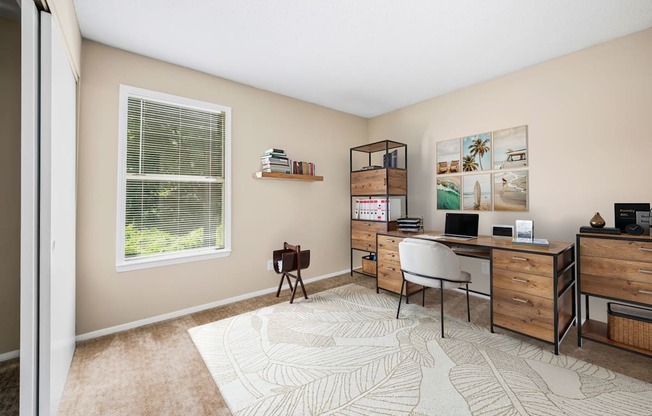 Office Space with Carpet