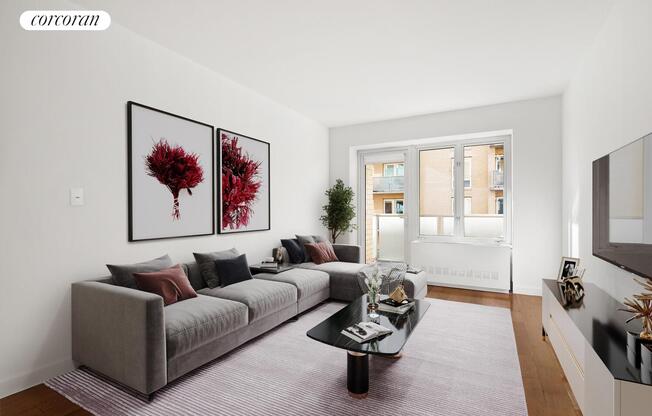 2 beds, 1 bath, $4,333, Unit 10J