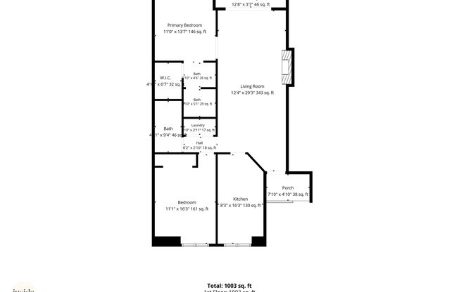 2 beds, 2 baths, 1,140 sqft, $1,495
