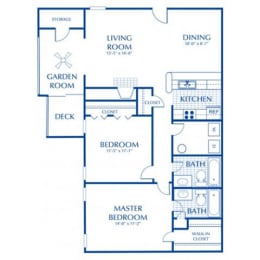 2 beds, 2 baths, $1,684