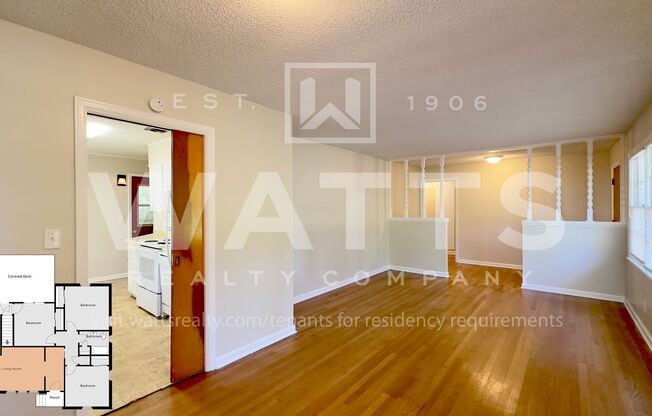 3 beds, 1 bath, $1,150