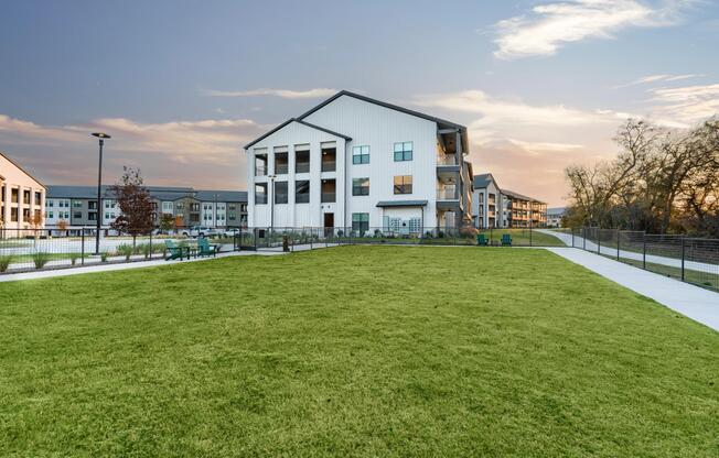 The spacious pet area at Modera McKinney Ridge gives your four-legged friends room to roam, play, and enjoy the fresh Texas air.