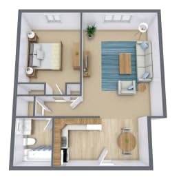 1 bed, 1 bath, 600 sqft, $620