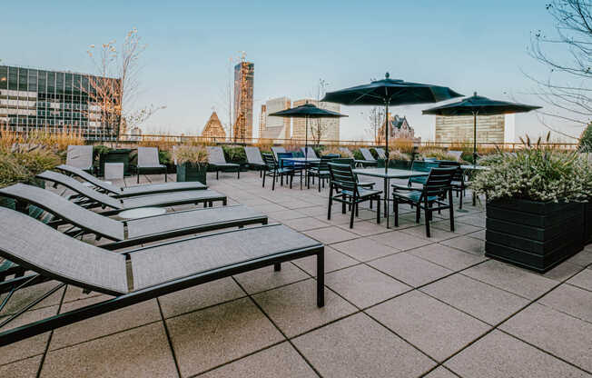 Landscaped Rooftop Deck