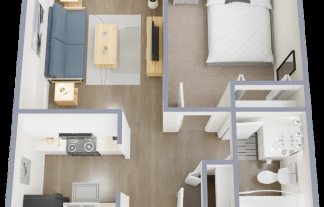 1 bed, 1 bath, 440 sqft, $949, Unit 1312-209