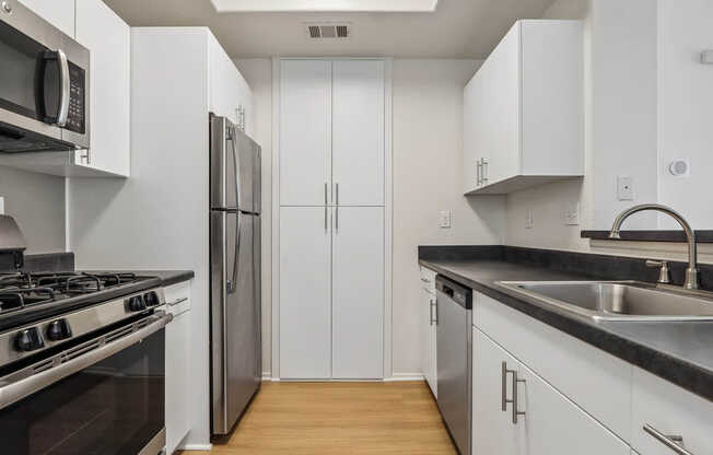 Kitchen with Stainless Steel Appliances