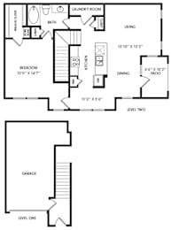 1 bed, 1 bath, 980 sqft, $1,429