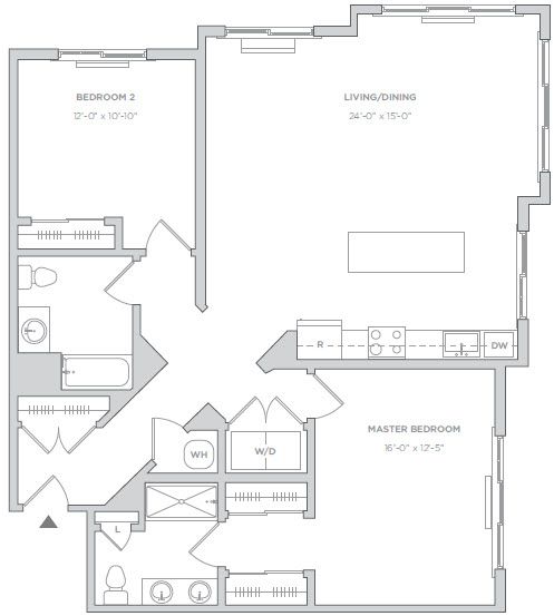 2 beds, 2 baths, 1,355 sqft, $3,500