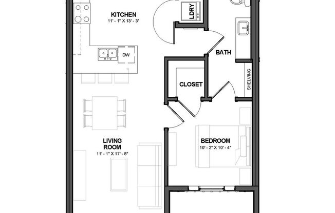 1 bed, 1 bath, 620 sqft, $1,700, Unit Heritage East- Unit 216