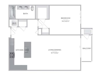 1 bed, 1 bath, 936 sqft, $2,404