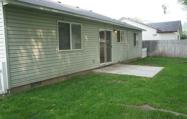 Quite One Level Single Family Residence with Fenced In Backard