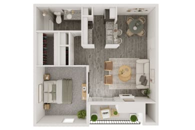 1 bed, 1 bath, 624 sqft, $1,225