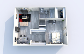 1 bed, 1 bath, 850 sqft, $884