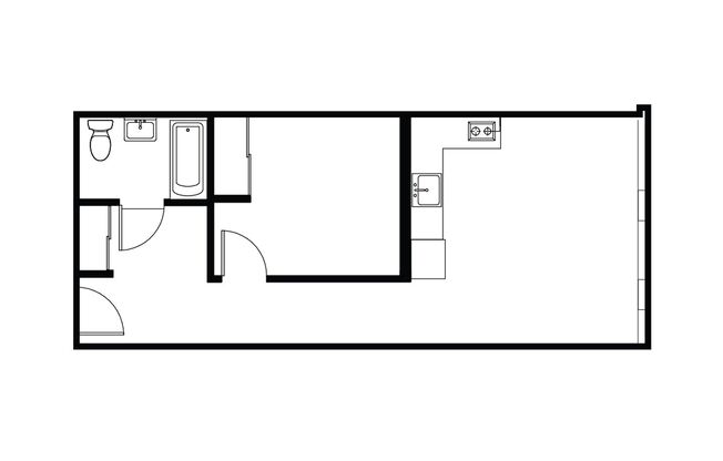 1 bed, 1 bath, 550 sqft, $1,286, Unit 618